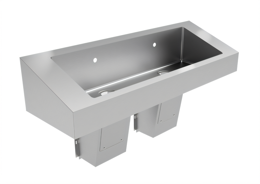 Product image #1 for Advance Tabco ADA-Compliant Wall Mounted Stainless Steel Scrub Hand Sink, 60 x 19 Inches
