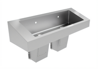 Advance Tabco ADA-Compliant Wall Mounted Stainless Steel Scrub Hand Sink, 60 x 19 Inches