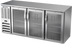 Thumbnail image #2 for Beverage-Air 72-Inch Three-Section Food-Rated Back Bar Refrigerator with Glass Doors