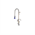Thumbnail image #1 for T&S Brass EasyInstall Deck-Mount Pre-Rinse Unit with Add-On Faucet, 6-Inch Swing Nozzle, 24-Inch Riser, and 44-Inch Hose
