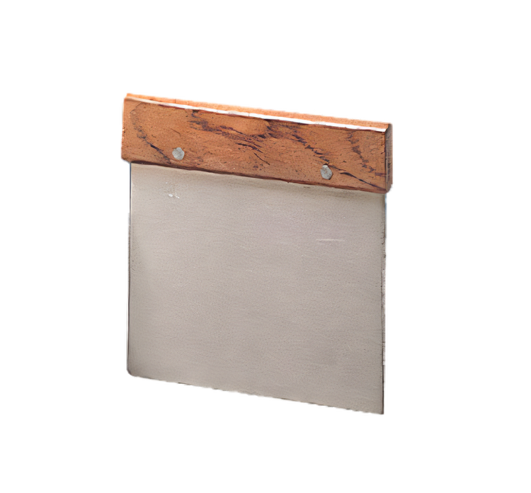 Product image #1 for American Metalcraft 6-Inch Stainless Steel Dough Cutter/Scraper with Wooden Handle