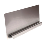 Thumbnail image #1 for BK Resources BKS-RES-24 Removable Stainless Steel Sink Splash for 24-inch Front-to-Back Sink Bowls