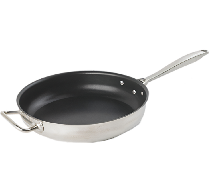 Product image #1 for Vollrath Intrigue 12 1/2 Inch CeramiGuard II Nonstick Fry Pan with Helper Handle