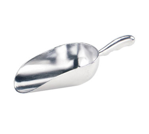 Product image #1 for Crestware 57-Ounce One-Piece Round-Bottom Polished Cast Aluminum Utility Scoop