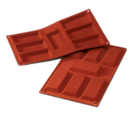 Silikomart 7-Cavity Financier Silicone Baking Mold
