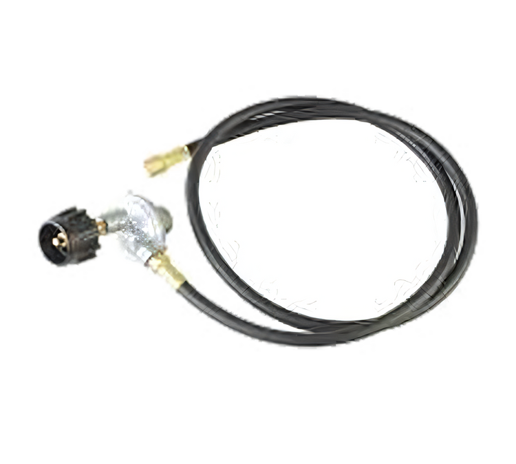 Product image #1 for Comstock-Castle 120 Inch Rubber Gas Hose Assembly with 3/4 Inch Adapter and Single-Stage High-Pressure Regulator