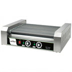 Thumbnail image #1 for Winco Spectrum™ EHDG-11R Countertop Hot Dog Roller Grill, 11 Rollers, 30-Hot-Dog Capacity, Stainless Steel, Dual Thermostatic Controls