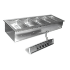 Thumbnail image #1 for Eagle Group SGDI-5-240T-D 5-Well Electric Drop-In Hot Food Well Unit, Full-Size Pans, Wet/Dry, with Drain