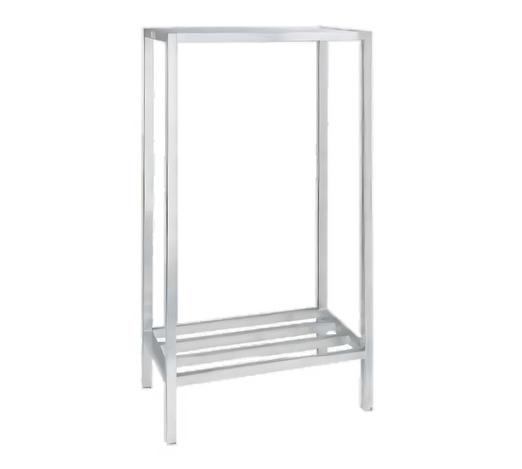 Product image #1 for Channel Manufacturing Lifetime Tough 2-Shelf Tubular Dunnage Shelving, 48 x 24 x 64 Inches, Aluminum