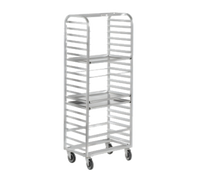 Channel Manufacturing Standard Heavy-Duty All-Welded Aluminum Side-Load Bun Pan Rack, 27-Pan Capacity, 5-Inch Casters