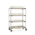 Thumbnail image #1 for MetroMax i 48-Inch x 24-Inch Mobile 4-Tier Tray and Pan Drying Rack with Drip Tray