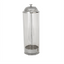 Thumbnail image #1 for Winco Round Tabletop Straw Dispenser, 100-Straw Capacity, Clear SAN Plastic with Stainless Steel Accent