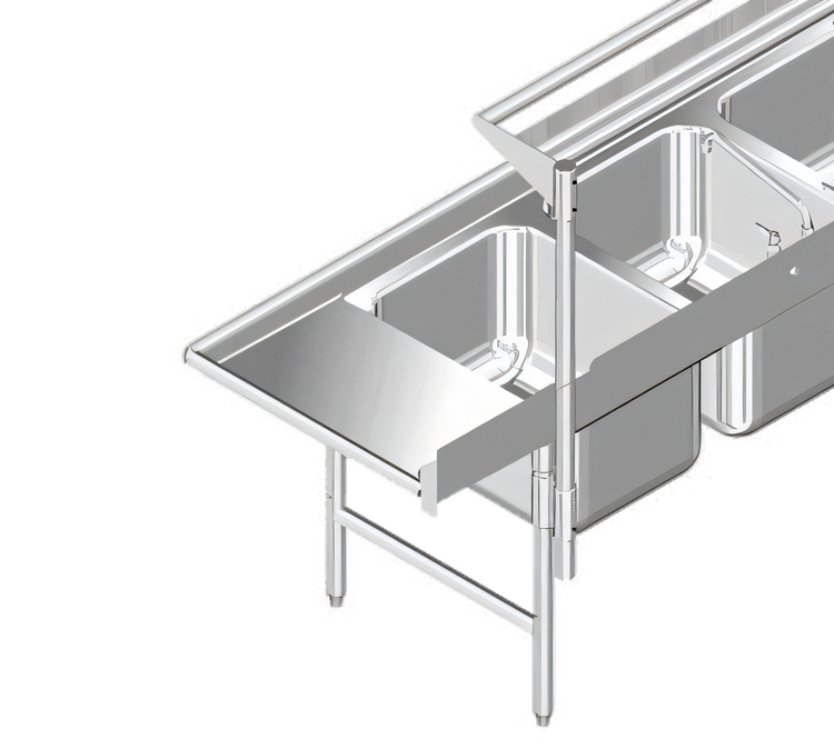 Product image #1 for Advance Tabco K-498 Tubular Overshelf — 12 Inch Deep, Sold Per Linear Foot (Minimum 3 ft.)