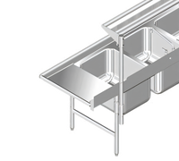 Advance Tabco K-498 Stainless Steel Shelving