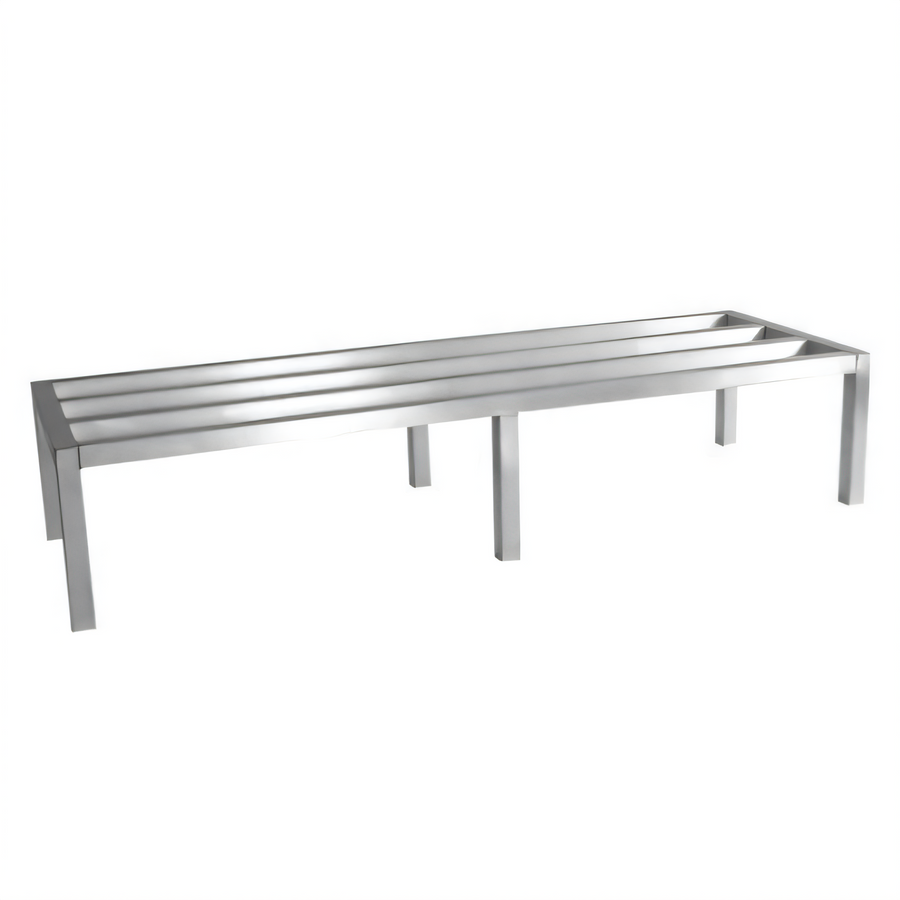 Product image #1 for 60 Inch x 20 Inch x 8 Inch Heavy-Duty Aluminum Dunnage Rack, 1800 lb Capacity