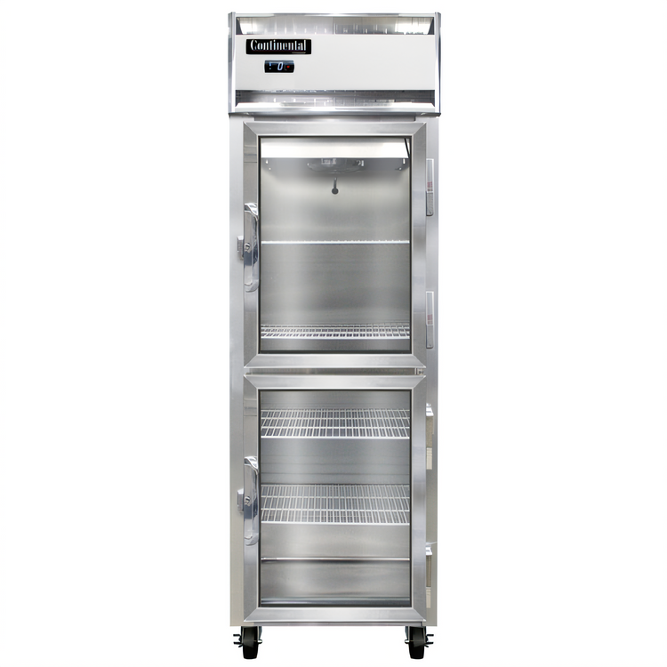 Product image #1 for Continental Refrigerator 1FNGDHD One-Section Display Freezer with Half-Height Glass Doors