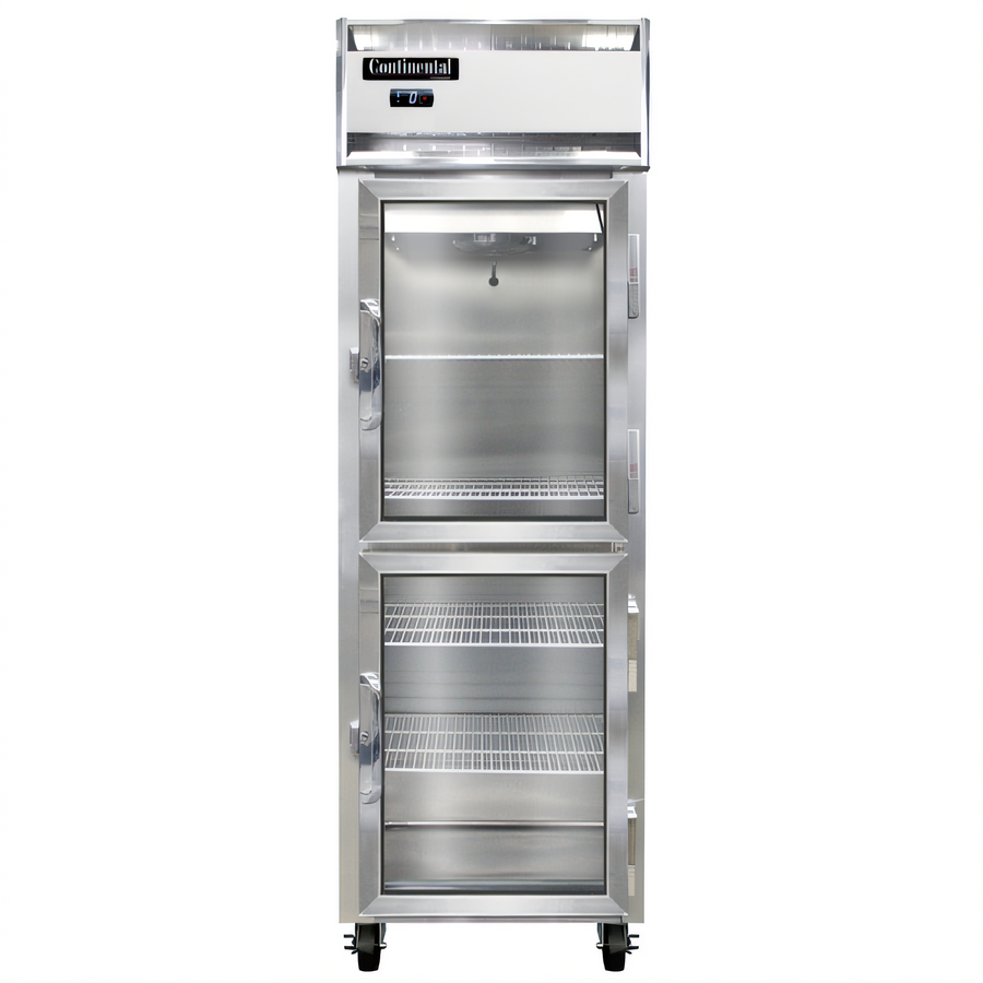 Product image #1 for Continental Refrigerator 1FNGDHD One-Section Display Freezer with Half-Height Glass Doors