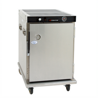 Mobile Insulated Half-Size Heated Holding Cabinet, 8 Pan Capacity, Aluminum, 120V