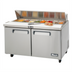 Thumbnail image #1 for Migali Competitor Series 60-Inch Two-Section Stainless Steel Sandwich Prep Table with Rear-Mount Self-Contained Refrigeration