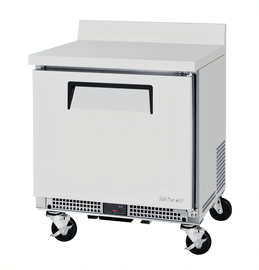 Product image #1 for Turbo Air M3 27-Inch Shallow Depth One-Section Worktop Refrigerator with Backsplash