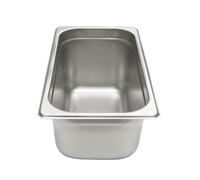 NestWell 1/3 Size Anti-Jamming Solid Steam Table Pan, 2-1/2 Inch Deep, 24 Gauge Stainless Steel