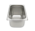 Thumbnail image #1 for NestWell 1/3 Size Anti-Jamming Solid Steam Table Pan, 2-1/2 Inch Deep, 24 Gauge Stainless Steel