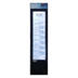 Thumbnail image #1 for Omcan Slim Reach-In Glass Door Display Freezer, 3.7 Cu. Ft., Black, 1-Section