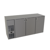 Glastender CP1FB72 72-Inch Three-Section Pass-Thru Front-Serviced Back Bar Cooler