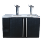 Thumbnail image #1 for Micro Matic USA Pro-Line MDD58W-E-C Dual-Temperature Two-Section Wine Cooler Dispenser, Self-Contained, 8 1/6 Barrel Capacity, 59.5-Inch