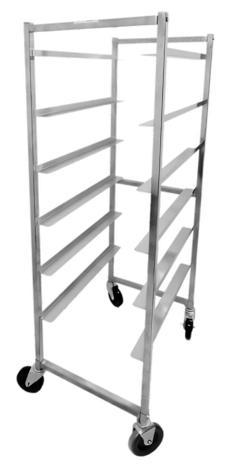 Product image #1 for Omcan USA Full-Size Mobile Stainless Steel Universal Pan Rack, 6-Slide, 18 x 26 Inch Capacity
