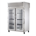 Thumbnail image #1 for True SPEC SERIES 2-Section Pass-Through Heated Holding Cabinet with Glass Front and Solid Rear Swing Doors