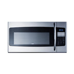 Thumbnail image #1 for Summit Commercial OTRSS301 Commercial Over-the-Range Microwave Oven, 1.6 Cu. Ft., 1000 Watts, Stainless Steel