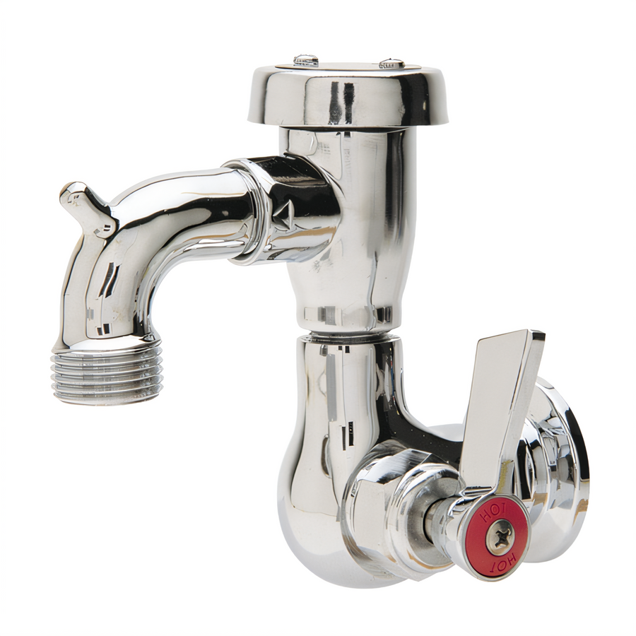 Product image #1 for Fisher Commercial Sill Faucet with Vacuum Breaker, Lever Handle, 1/2 Inch Female Inlet and 3/4 Inch Hose Thread