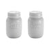 Thumbnail image #1 for American Metalcraft Mason Jar Ceramic Salt and Pepper Shaker Set, 2 oz.