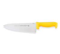 Mundial 8-Inch Stamped Cook's Knife with Yellow Polypropylene Handle