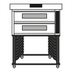 Thumbnail image #2 for Moretti Forni iDeck Double-Deck Electric Pizza Deck Oven with Stand and Hood