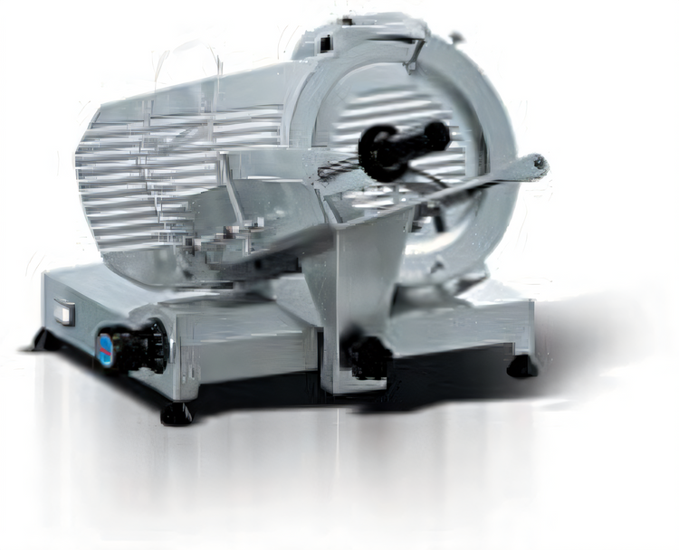 Product image #1 for Eurodib 9-Inch Manual Gravity Feed Belt-Driven Meat Slicer with Built-In Sharpener