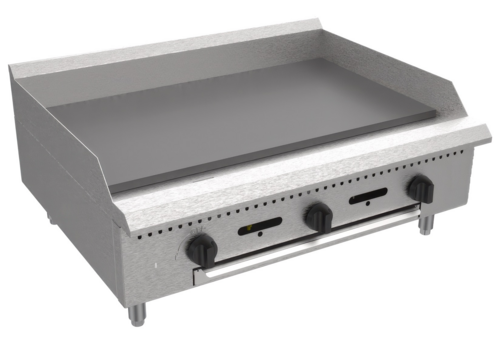 Product image #1 for Serv-Ware 36-Inch Natural Gas Manual Commercial Griddle with 3 Burners