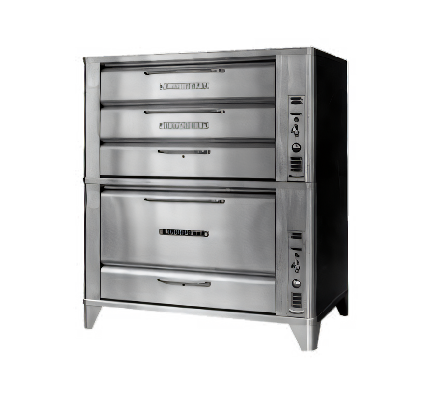 Product image #1 for Blodgett 981-966 Double-Section Gas Deck Oven with 42 x 32-Inch Deck Interiors