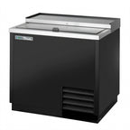 Thumbnail image #1 for True Mfg. - General Foodservice TD-36-12-HC 36-Inch Flat Top Bottle Cooler, 1 Lid, Stainless Steel Countertop, Black Exterior