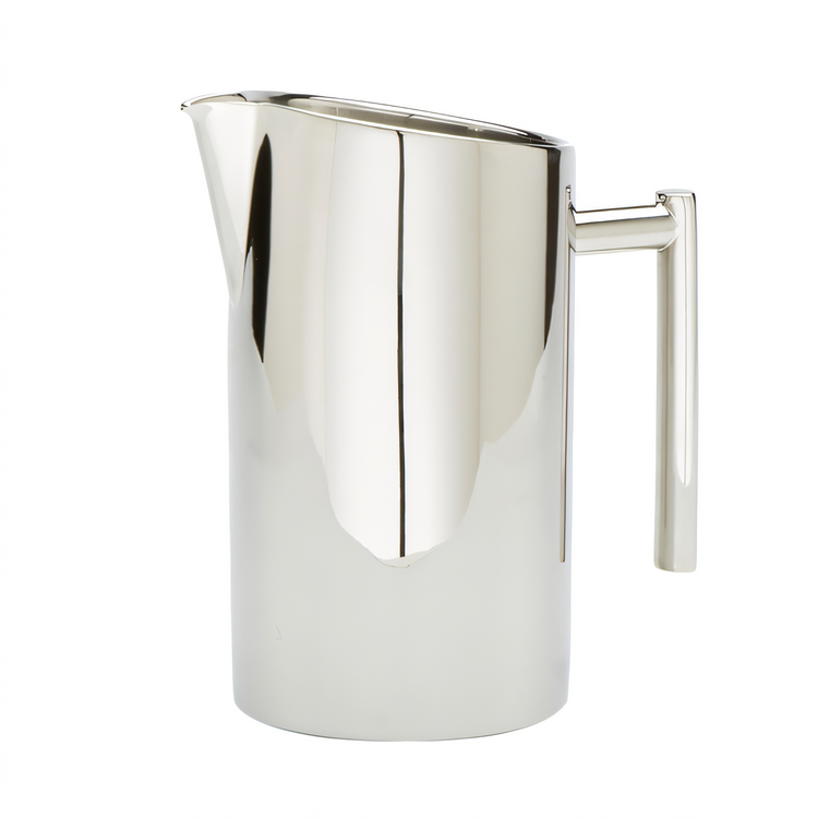 Product image #1 for Elegance 50 oz Double-Wall Stainless Steel Water Pitcher with Mirror Finish