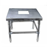 Jackson WWS Stainless Steel 18-Inch High Machine Stand for Undercounter Dishmachines