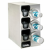 Thumbnail image #1 for Adjustable Stainless Steel Cup Dispensing Cabinet with Lid Chutes and Straw Organizer