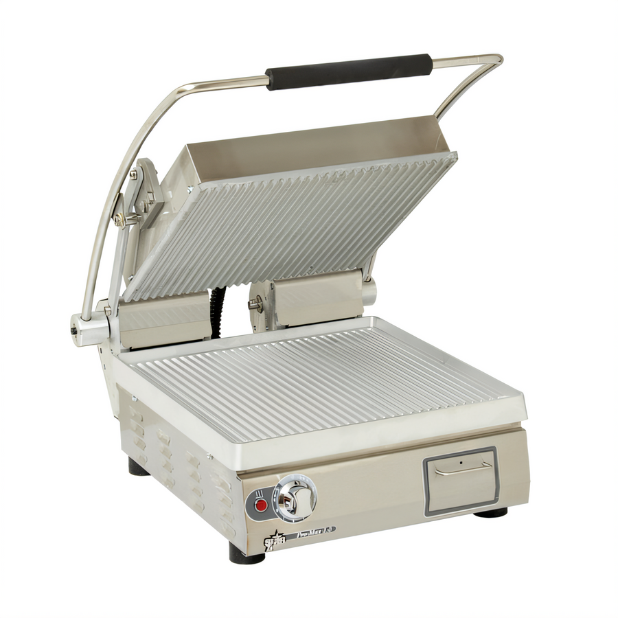 Product image #1 for Pro-Max 2.0 14-Inch Grooved Aluminum Sandwich Grill / Panini Press