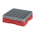 Thumbnail image #2 for Cambro Camrack Full-Size 36-Compartment Low-Profile Glass Rack with Soft Gray Extender