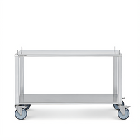 Convotherm Stainless Steel Open Oven Stand with Storage Shelf for C4 6.20 and 10.20 Combi Ovens