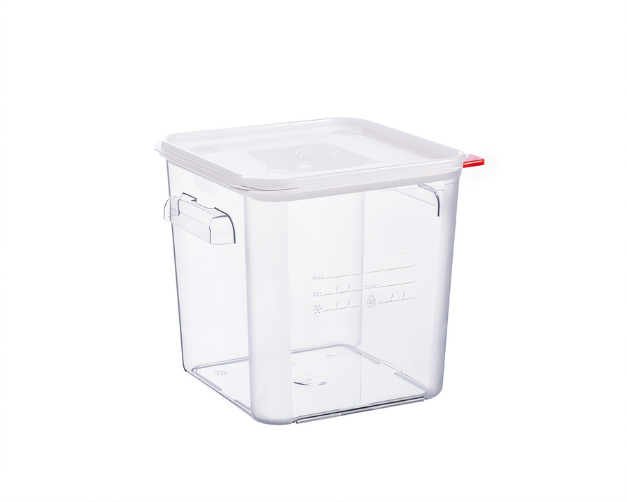 Product image #1 for Araven 8.4 Qt Square Clear Polycarbonate Food Storage Container with Airtight Lid