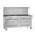 Thumbnail image #1 for Southbend Ultimate 72-Inch Gas Restaurant Range with 12 Non-Clog Open Burners and 2 Standard Ovens