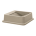 Thumbnail image #1 for Winco Beige Square Polystyrene Trash Can Lid for 23-Gallon Can