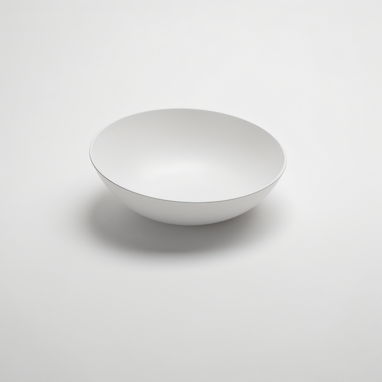 Product image #1 for American Metalcraft 94 oz. Angled Melamine Bowl, 12 Inch Diameter x 4 Inch H, White